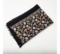 Sciarpa Donna Ricamata Etnica Wrap Sciarpina Frange Floreale Retro Calda Regalo