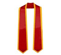 Sciarpa Donna, Sciarpa a Nastro per L'Ultimo Anno, Sciarpa Casual Tinta Unita, Cintura (Red, One Size)