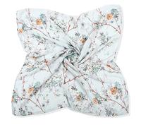 Sciarpa Donna,Sciarpa da Donna con Sciarpa a Capo Grande con Cravatta Impedisce la Stampa di Garza alla a Parigi Sciarpa Floreale con basks (Green, One Size)