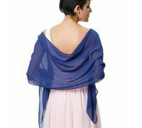 Sciarpa donna stola elegante foulard scialle cerimonia da nero verde rosa blu