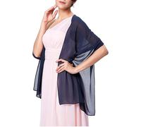 Sciarpa donna stola elegante foulard scialle cerimonia da nero verde rosa blu