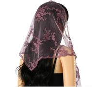 Sciarpa Donna Vintage per Pizzo Floreale Triangolo Leggera Sciarpa | Design vintage europeo, per pizzo floreale ricamato, estetica romantica e tempo per ogni outfit