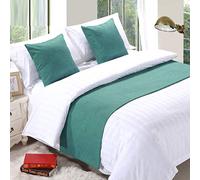 Sciarpa e federa da letto moderne runner Modern Bed Runner Tinta unita Bed Sciarpe Decor Bed Scarf Runner Bed Spread Decorazione per copriletto Runners Cover singolo matrimoniale super king size