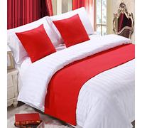 Sciarpa e federa da letto moderne runner Modern Bed Runner Tinta unita Bed Sciarpe Decor Bed Scarf Runner Bed Spread Decorazione per copriletto Runners Cover singolo matrimoniale super king size