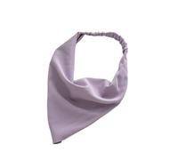 Sciarpa Estiva Summer Women Solid Color Head Riangle Bandanas Bandanas Chiffon Elastic Capellini Per Bambini Accessori Per Capelli Per Bambini-5