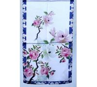 sciarpa foulard coprispalle stola PURA SETA 100% donna doppio filo orlino raso