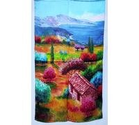 sciarpa foulard coprispalle stola PURA SETA 100% donna doppio filo orlino raso