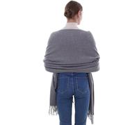 Sciarpa Grigio Donna Invernale Pashmina Foulard Scialle Sciarpe Invernali Stola Elegant Cerimonia