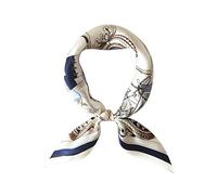 Sciarpa in 100% seta di gelso da donna, foulard leggero per capelli in raso, piccolo foulard in seta per capelli, per dormire, 53,3 x 53,3 cm, Small