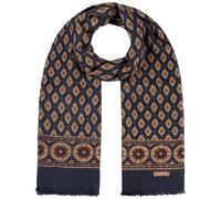 Sciarpa in Lana Ornamentals by Stetson blu-rosso One Size