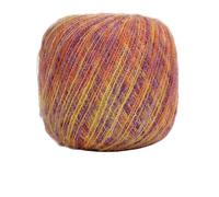 Sciarpa in lana pregiata lavorata a mano da 100 g - Uncinetto a tinta lunga con sfumature for uno stile accogliente(29color)