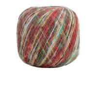 Sciarpa in lana pregiata lavorata a mano da 100 g - Uncinetto a tinta lunga con sfumature for uno stile accogliente(35color)