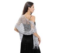 Sciarpa In Paillettes Con Frange Ricamata Per Abito Da Sera Cheongsam