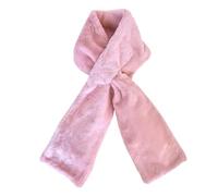 Sciarpa in pelliccia sintetica con passaggio, tasca con zip nascosta, morbida e calda per l'inverno, sciarpa elegante per il collo femminile con spazio hands-free per telefono e preziosi