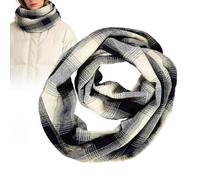 Sciarpa infinita da donna, leggera, morbida e calda, accessorio per esterni, con tasca con cerniera regolabile, leggera e senza fine, per la casa, tutti i giorni, feste, all'aperto, campeggio