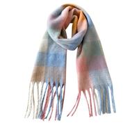 Sciarpa invernale calda da donna, scialle lungo, sciarpe grandi, sciarpe spesse per il freddo, coperte colorate a quadri