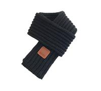 Sciarpa invernale calda per bambini a maglia calda Scarves Warm Scarf Neck Warm For Toddlers Boys Girls Uomo Sciarpa a quadri, Nero , Taglia unica