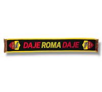 Sciarpa jacquard in acrilico rossa "Daje Roma Daje" - AS Roma