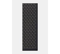 GUESS Sciarpa Elegante in Poliestere, Nero con Logo Dorato, Sostenibile, 60 x 180 cm, Art. AW5450POL03