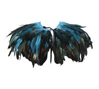 Sciarpa larga da donna Shawl Crow Collar Shawl, Blu, Taglia unica