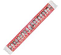 Sciarpa Liverpool Champions 20 Times Squad HD 2024-2025, Rosso, 127x20cm
