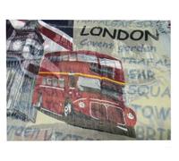 Sciarpa london style pashmina tower bridge bandiera inglese stampe bus londra