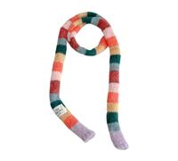 Sciarpa lunga - Colorata sottile a righe per il collo, sciarpa calda chic - per protezione del collo in autunno e nelle giornate fredde, per attività all'aperto, viaggi, vacanze e sport, Un, Se