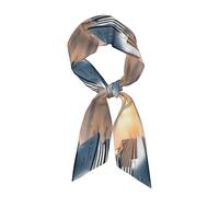 Sciarpa lunga in seta WHJSSF Cruise ship on the sea Pattern accessori di abbigliamento comodo e morbido per banchetti, uso quotidiano e feste