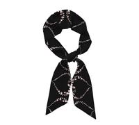 Sciarpa lunga in seta WHJSSF rosa amore respiro del bambino modello accessori di abbigliamento comodo e morbido per banchetti, uso quotidiano e feste