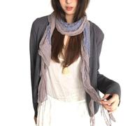 Sciarpa Lunga Irregolare Vintage Da Donna Leggera Alla Moda A Pois Patchwork