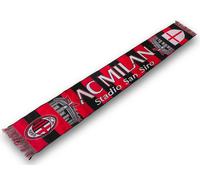 SCIARPA MILAN Originale AC ACM 1899 Rosso Nera STADIO SAN SIRO Ufficiale 140cm