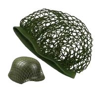 Sciarpa mimetica a rete - copertura per casco, foglie ghillie | Cappelli bionici per caccia all'aperto, caccia e , giochi di guerra 'esercito, parasole a rete per cervi ciechi, per
