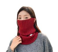 Sciarpa multifunzionale in maglia con fazzoletto da collo con accento sul passante per l ' orecchio, sciarpa calda invernale per escursionismo, sci, gancio per l ' orecchio, fascia per capelli
