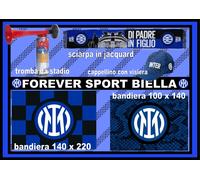SCIARPA o BANDIERA o CAPPELLO VISIERA o TROMBA DA STADIO ORIGINALI FC INTER