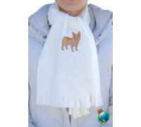 Sciarpa Per Bulldog Francese Fawn In Pile Crema