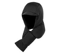 Sciarpa per cappello - Sciarpa con cappuccio in piumino impermeabile ispessimento,Cozy Fashion Winter Hood Protezione dell'udito per ciclismo e sci, Nero , Se référer au descriptif