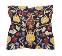 Sciarpa per la testa a forma di melograno disegnata a mano, come una sciarpa di seta, bandane per capelli leggere e alla moda in raso per donne, foulard boho, fascia per capelli, bandana, fazzoletto