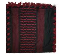Sciarpa per la testa per tenere al caldo per sci e campeggio, unisex, sciarpa elegante scialle per shemagh all'aperto, Rosso, Taglia unica