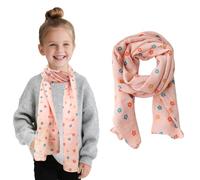 Sciarpa Per Ragazze, 140cm 3-8 Anni Vecchi Sciarpa Traspirante Leggera Per Ragazze All'aperto Protezione Solare velo Testa Antivento Collo Più Caldo Sciarpe Avvolge Sciallo-tutta La Stagione