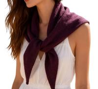 Sciarpa pullover triangolare: lo scialle triangolarecon tessuto morbido offre comfort caldo e consistenza morbida. Garantisce una sensazione delicata sulla pelle che favorisce il rilassamento nelle g