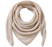 Sciarpa quadrata leggera in raso, 90 x 90 cm, scialle da donna retrò, accessorio versatile alla moda per l'estate (oro)