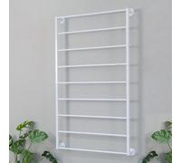 Sciarpa Rack A Parete Sciarpe in Metallo Organizzatore di Seta Appendiabiti Appendiabiti Sciarpe Tessuto Appeso Cravatta Cravatta Nastro Titolare Negozio di Abbigliamento, B, 9-tier/L70xH120cm