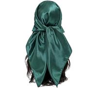 Sciarpa Raso Leggera 90 CM Quadrata Avvolgente Lucido Collo o Accessorio C