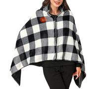Sciarpa Riscaldante Avvolgibile per Donna - Plaid Elettrico con Tasca e | Coperta Termica Indossabile Senza Filo con 3 Livelli Temperatura,per Casa Esterno Campeggio Vacanze Natale Inverno Freddo