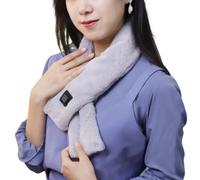 Sciarpa riscaldante,Sciarpa elettrica riscaldata - Sciarpa scaldata ricaricabile | Avvolgimento del collo riscaldato invernale, cuscinetto termico per collo con 3 impostazioni di temperatura coppia