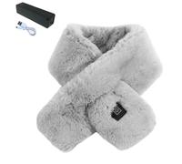 Sciarpa riscaldata al collo, sciarpa riscaldata da donna | Scaldacollo ricaricabile con 3 impostazioni, USB a riscaldamento rapido, cuscinetto riscaldante caldo per le donne