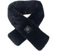 Sciarpa Riscaldata Alimentata Tramite USB, Regolazione Della Temperatura A Tre Livelli, Antivento E Calda, Compatta E Portatile Utilizzata For Riscaldare Il Collo In Inverno(Black)