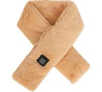 Sciarpa Riscaldata Alimentata Tramite USB, Regolazione Della Temperatura A Tre Livelli, Antivento E Calda, Compatta E Portatile Utilizzata For Riscaldare Il Collo In Inverno(Brown)