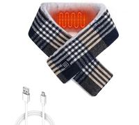 Sciarpa riscaldata per uomo e donna, cuscino riscaldante per il collo con cuscino riscaldante contro dolori al collo e alle spalle, tre livelli di temperatura, riscaldamento rapido