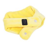 Sciarpa Riscaldata Ricaricabile, Cuscino Riscaldante Elettrico per il Collo con Timer, Scaldacollo Elettrico, Tenuta Regolabile, Sciarpa Avvolgente Scaldacollo Nera Portatile,